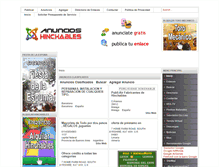 Tablet Screenshot of hinchables.com.es